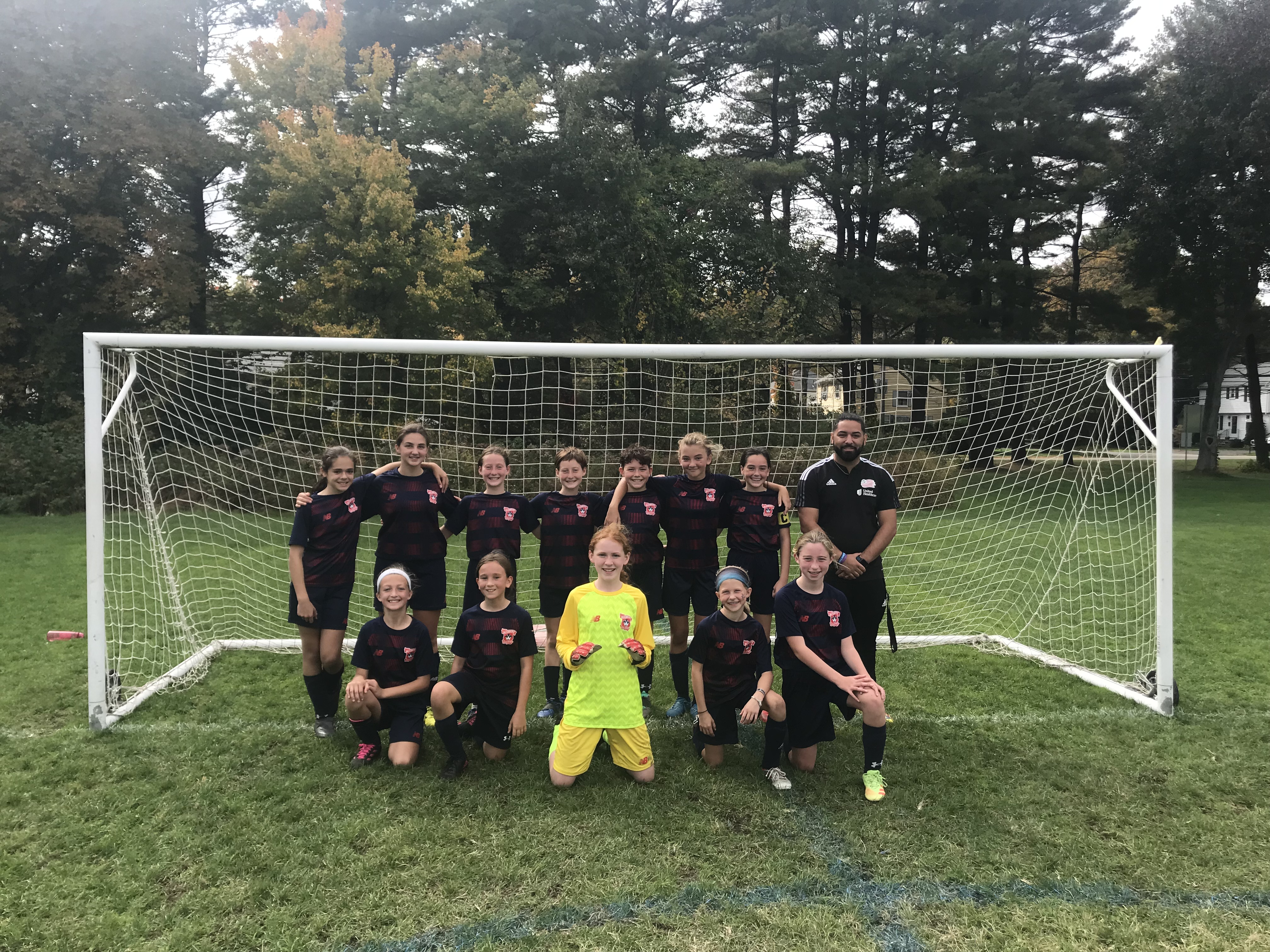 Girls 5/6 Gunners take 1st at the Natick Tournament 